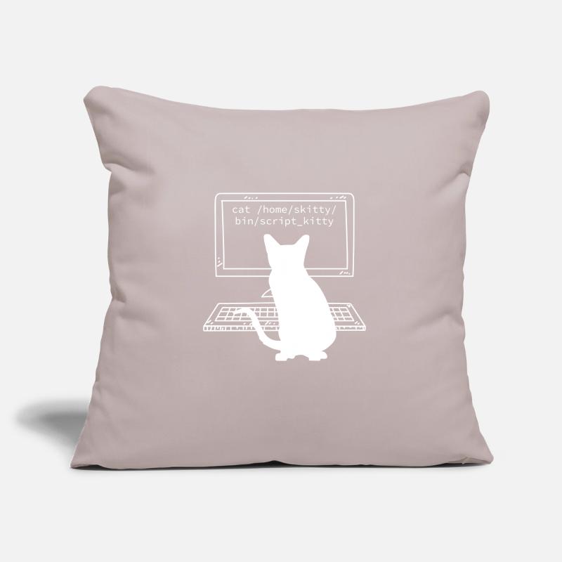 Programmierer Coder Informatiker Spaß Katzen Sofakissenbezug 45 x 45 cm