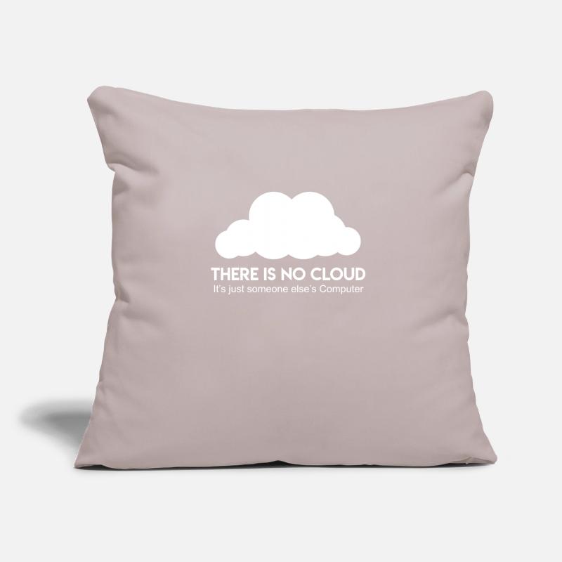 Server Cloud Saying Computer Scientist Coder Sofa pillowcase 17,3'' x 17,3'' (45 x 45 cm)