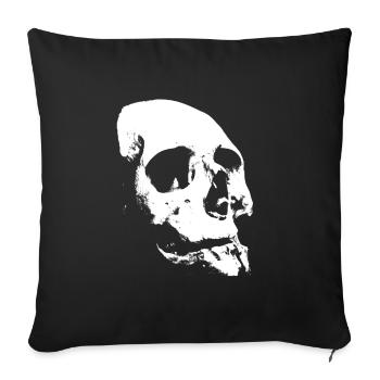 Skull Skull Skull Halloween Gothic Gift - Sofa pillowcase 17,3'' x 17,3'' (45 x 45 cm) - black - Front