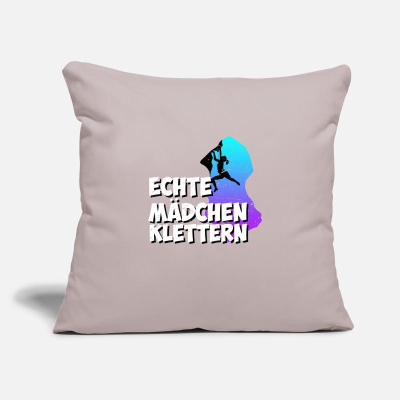 Echte Mädchen Klettern Sofakissenbezug 45 x 45 cm