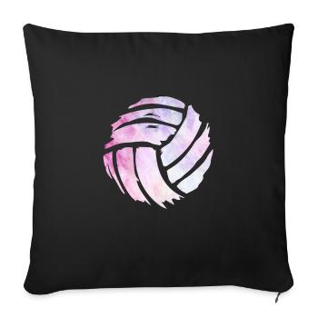 Volleyball Team Volleyball Volleyball Player - Sofa pillowcase 17,3'' x 17,3'' (45 x 45 cm) - black - Front