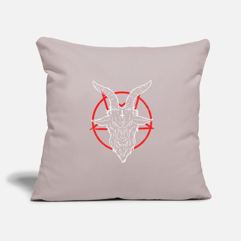 Satan Devil Pentagram Devil Sofa pillowcase 17,3'' x 17,3'' (45 x 45 cm)