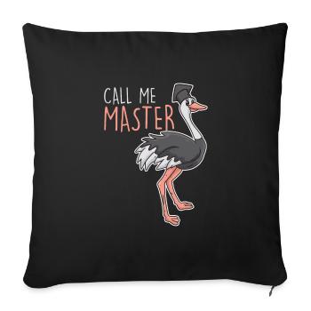 Master Graduate 2022 Master's Degree - Sofa pillowcase 17,3'' x 17,3'' (45 x 45 cm) - black - Front