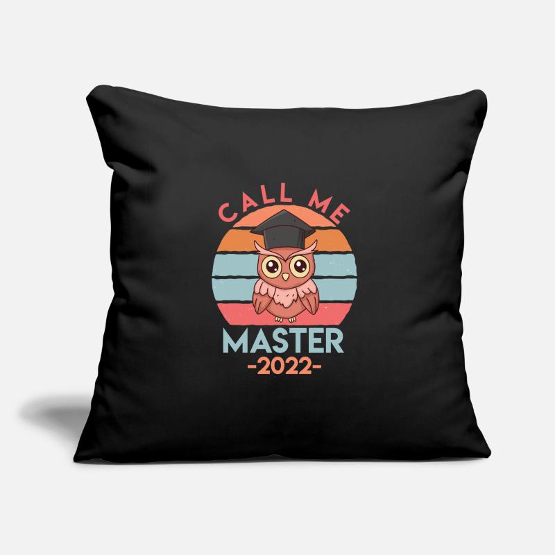 Master 2022 Master's Degree Housse de coussin décorative 45 x 45 cm