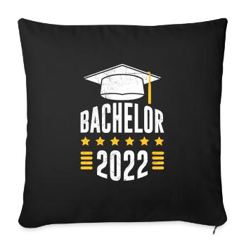 Bachelor 2022 Bachelor's Degree Bachelor - Sofa pillowcase 17,3'' x 17,3'' (45 x 45 cm) - black - Front