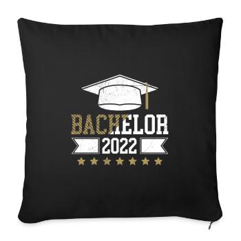 Bachelor 2022 Bachelor's Degree Bachelor - Sofa pillowcase 17,3'' x 17,3'' (45 x 45 cm) - black - Front
