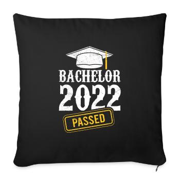Bachelor 2022 Bachelor's Degree Bachelor - Sofa pillowcase 17,3'' x 17,3'' (45 x 45 cm) - black - Front