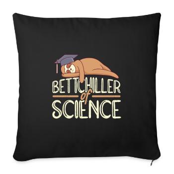 Bettchiller of Science Bachelor 2022 - Housse de coussin décorative 45 x 45 cm - noir - Devant