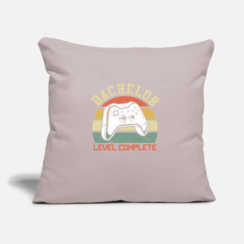 Bachelor Level Complete Bachelor Sofa pillowcase 17,3'' x 17,3'' (45 x 45 cm)