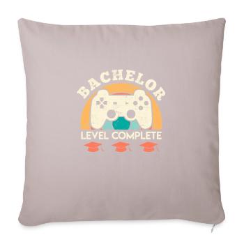 Bachelor Title Bachelor Thesis Bachelor - Sofa pillowcase 17,3'' x 17,3'' (45 x 45 cm) - light taupe - Front