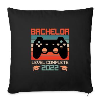 Bachelor Abschluss Bachelor 2022 - Sofakissenbezug 45 x 45 cm - Schwarz - Vorne