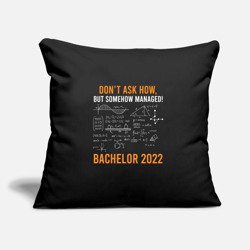 Bachelor Abschluss 2022 Bachelor Sofakissenbezug 45 x 45 cm
