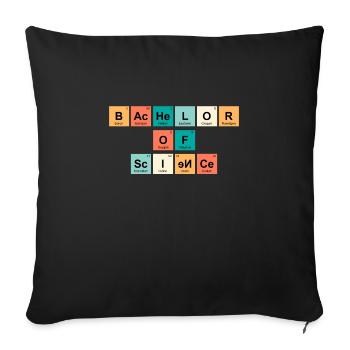 Baccalauréat ès sciences 2022 Baccalauréat - Housse de coussin décorative 45 x 45 cm - noir - Devant