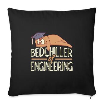 Bettchiller of Science Bachelor 2022 - Housse de coussin décorative 45 x 45 cm - noir - Devant