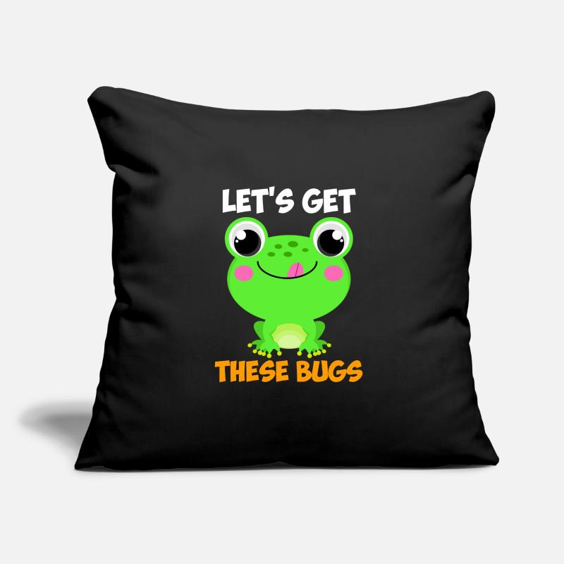 Let's get these Bugs Frog Programmer Sofa pillowcase 17,3'' x 17,3'' (45 x 45 cm)