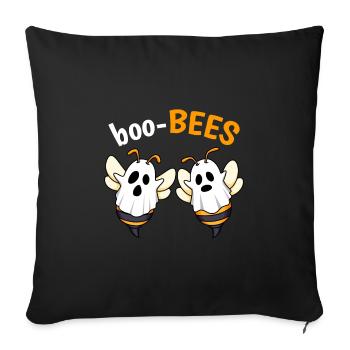 Boo-Bees Stop Staring Bees Women - Sofa pillowcase 17,3'' x 17,3'' (45 x 45 cm) - black - Front