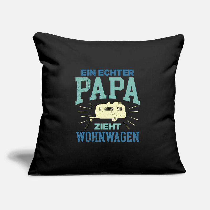 A real dad pulls caravan camper caravan Sofa pillowcase 17,3'' x 17,3'' (45 x 45 cm)