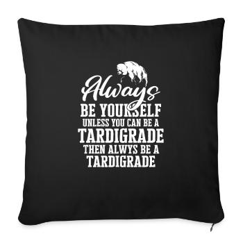 Tardigrade - Housse de coussin décorative 45 x 45 cm - noir - Devant
