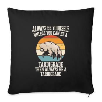 Tardigrade - Housse de coussin décorative 45 x 45 cm - noir - Devant