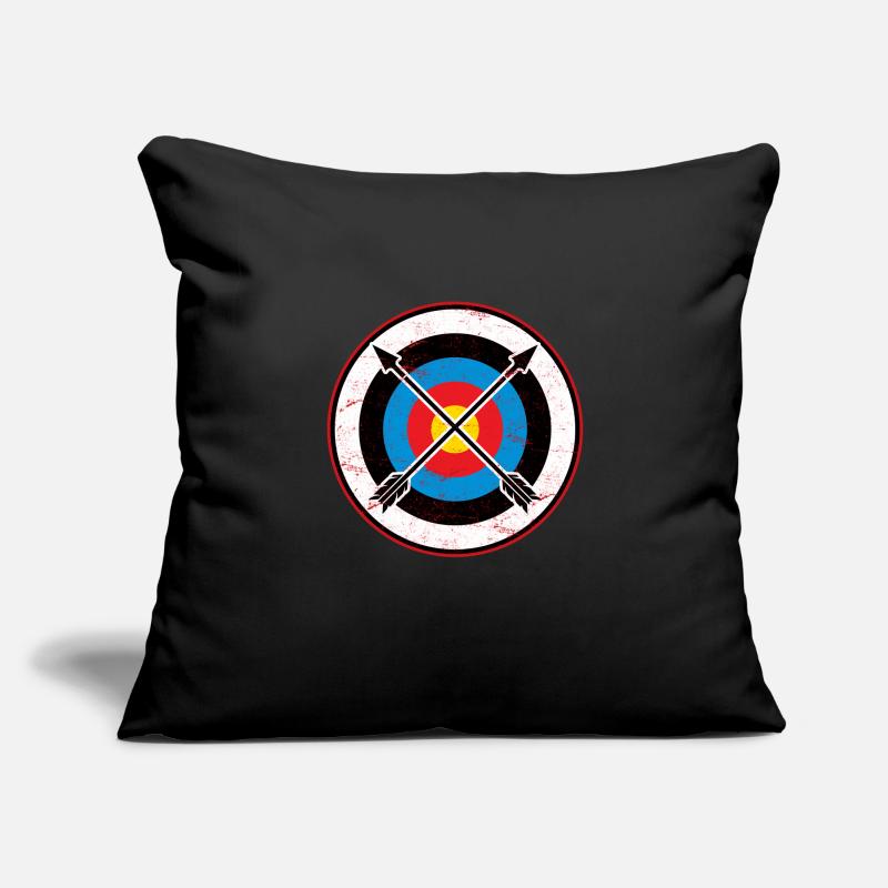 Archer Target Bow Bow Target Housse de coussin décorative 45 x 45 cm