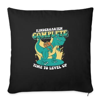 Kindergarten graduation primary school - Sofa pillowcase 17,3'' x 17,3'' (45 x 45 cm) - black - Front