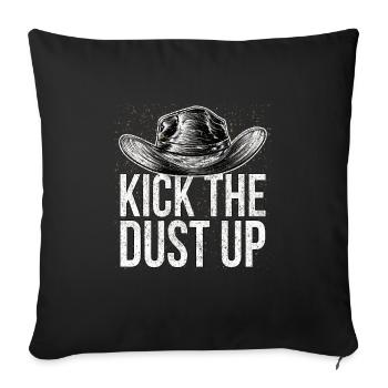 Ballet Ballerine Pole Dancer Line Dance Tap Dance - Housse de coussin décorative 45 x 45 cm - noir - Devant