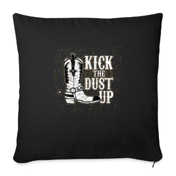 Ballet Ballerine Pole Dancer Line Dance Tap Dance - Housse de coussin décorative 45 x 45 cm - noir - Devant
