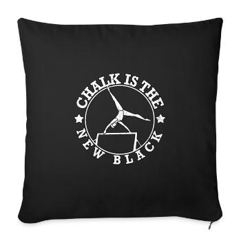 Gymnast Gymnastics Acrobatic Artistic Dance Sports - Sofa pillowcase 17,3'' x 17,3'' (45 x 45 cm) - black - Front