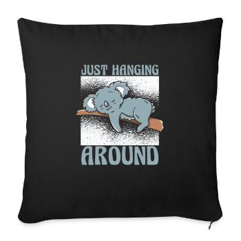 Koala Koalas Koala Bear Animal - Sofa pillowcase 17,3'' x 17,3'' (45 x 45 cm) - black - Front