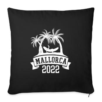 Malle 2022 Majorque Vacances - Housse de coussin décorative 45 x 45 cm - noir - Devant