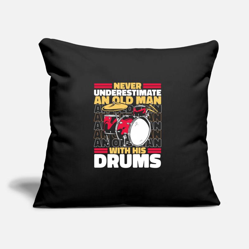 Drums Drummer Drum Drummer Sofa pillowcase 17,3'' x 17,3'' (45 x 45 cm)