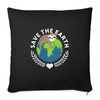 Save The Earth Animal Rescue Animal Rights - Sofakissenbezug 45 x 45 cm - Schwarz - Vorne