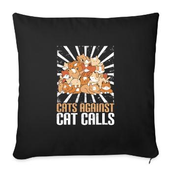 Feminist Feminism Women Empowerment Gender Girls - Sofa pillowcase 17,3'' x 17,3'' (45 x 45 cm) - black - Front
