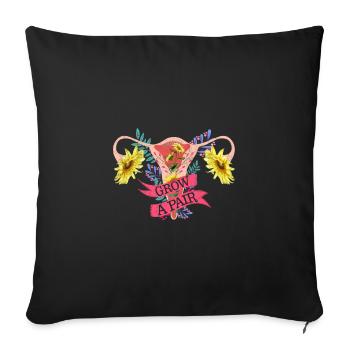 Feminist Feminism Women Empowerment Gender Girls - Sofa pillowcase 17,3'' x 17,3'' (45 x 45 cm) - black - Front