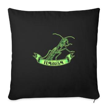 Feminist Feminism Women Empowerment Gender Girls - Sofa pillowcase 17,3'' x 17,3'' (45 x 45 cm) - black - Front