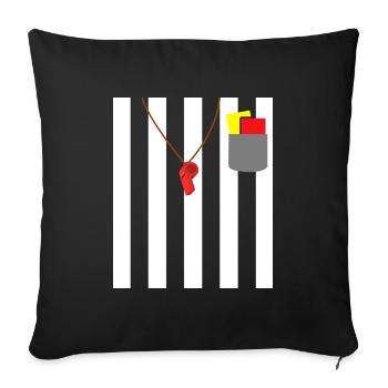 Tenue d’arbitre Devise Party Shiri - Housse de coussin décorative 45 x 45 cm - noir - Devant