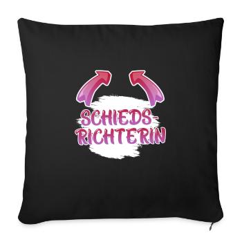 Umpire - Sofa pillowcase 17,3'' x 17,3'' (45 x 45 cm) - black - Front