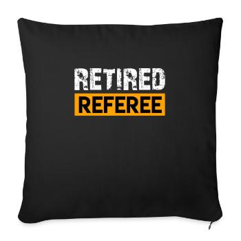 Arbitres retraités Arbitres retraités Arbitres - Housse de coussin décorative 45 x 45 cm - noir - Devant