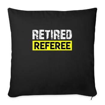 Arbitres retraités Arbitres retraités Arbitres - Housse de coussin décorative 45 x 45 cm - noir - Devant