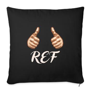 Shiri Arbitre - Housse de coussin décorative 45 x 45 cm - noir - Devant