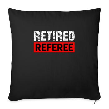 Arbitres retraités Arbitres retraités Arbitres - Housse de coussin décorative 45 x 45 cm - noir - Devant