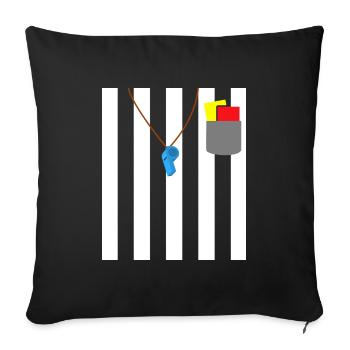 Tenue d’arbitre Devise Party Shiri - Housse de coussin décorative 45 x 45 cm - noir - Devant