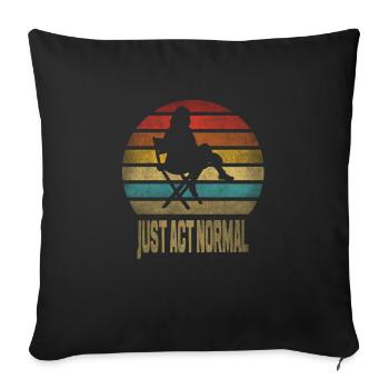 Au Studio Film Réalisateur Films Rétro Vintage - Housse de coussin décorative 45 x 45 cm - noir - Devant