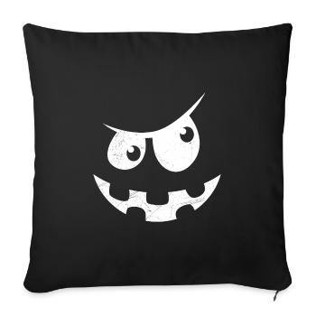 Pumpkin Ghosts Halloween - Sofa pillowcase 17,3'' x 17,3'' (45 x 45 cm) - black - Front