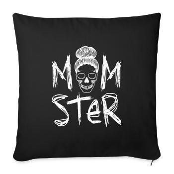 Momster Halloween Monster - Sofa pillowcase 17,3'' x 17,3'' (45 x 45 cm) - black - Front