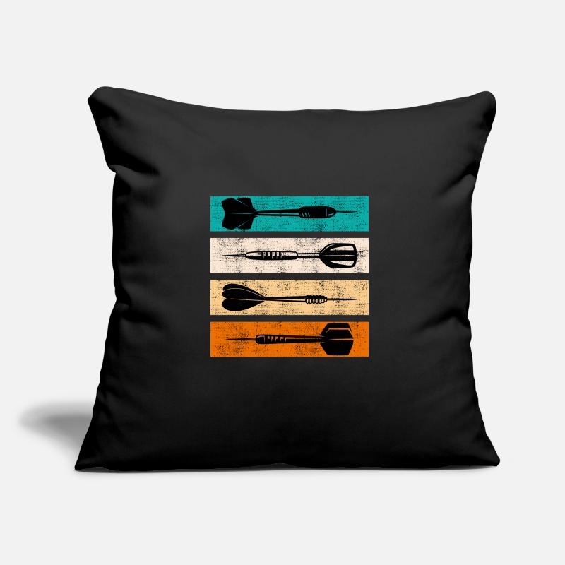 Fléchettes Flèches Dart Accessoires Fléchettes Fléchettes Housse de coussin décorative 45 x 45 cm