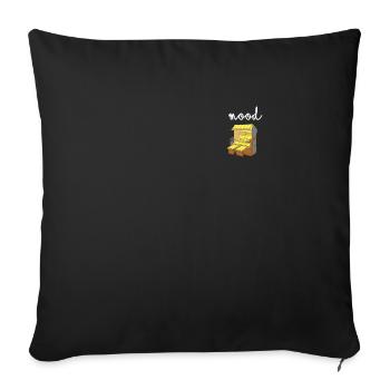 Beach chair Mood Holiday Northern Lights Moin Baltic Sea - Sofa pillowcase 17,3'' x 17,3'' (45 x 45 cm) - black - Front