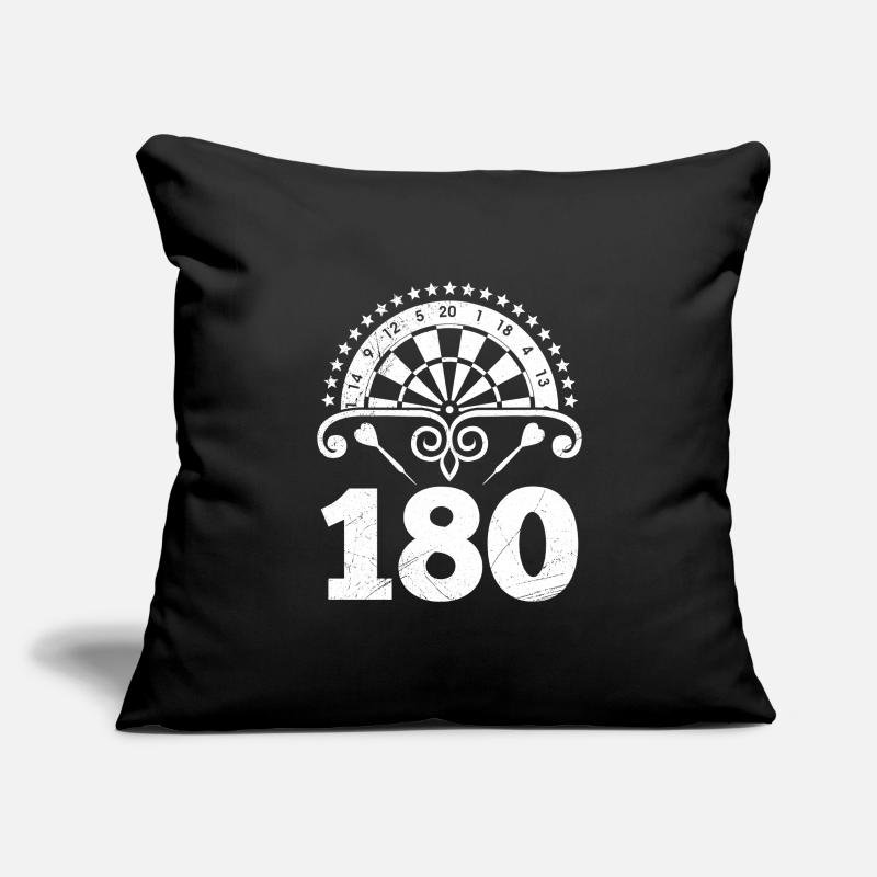 Fléchettes 180 Fléchettes Fléchettes Flèche 180 Fléchettes Housse de coussin décorative 45 x 45 cm