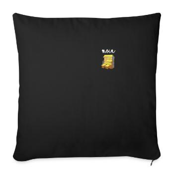 Moin Beach Chair Holiday Northern Lights Nordic Baltic Sea - Sofa pillowcase 17,3'' x 17,3'' (45 x 45 cm) - black - Front