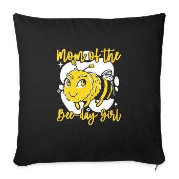 Abeille mellifère Apiculteur Abeilles Abeilles Abeille Abeille - Housse de coussin décorative 45 x 45 cm - noir - Devant